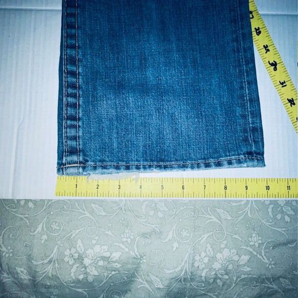 True Religion Jeans Ricky Relaxed Straight No Flap Size 38x33 USA Men's - Picture 10 of 16